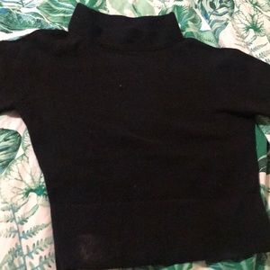 Bebe Black Crop Top